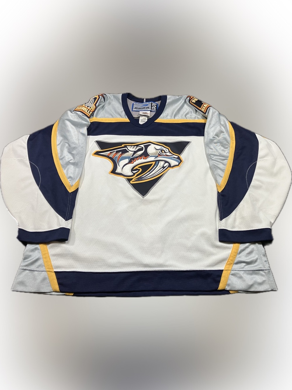Nashville Predators 1998 Inaugural Season Bauer Authentic NHL Hockey Jersey 56